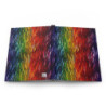 Rainbow Tinsel Pattern Hardcover Journal, Matte,  8" x 5.7"