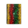 Christmas Tinsel Spiral Notebook - Ruled Line, 8" x 6"