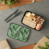 Lily of the Valley Pattern Bento Box with Band and Utensils