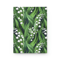 Lily of the Valley Hardcover Journal, Matte,  8" x 5.7"