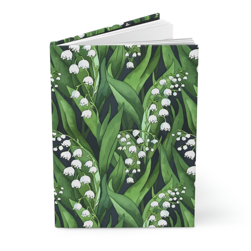 Lily of the Valley Hardcover Journal, Matte,  8" x 5.7"