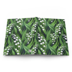 Lily of the Valley Hardcover Journal, Matte,  8" x 5.7"