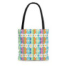 Pastel Daisy Pattern Tote Bag