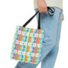 Pastel Daisy Pattern Tote Bag