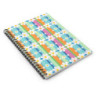 Pastel Daisy Pattern Spiral Notebook - Ruled Line, 8" x 6"