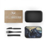 Gothic Gargoyle Eco-Friendly Bento Box with Band and Utensils