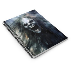 Hideous Screaming Banshee Spiral Notebook - Ruled Line, 8" x 6"