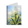 Lily of the Valley Spiral Notebook - Ruled Line, 8" x 6"