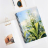 Lily of the Valley Spiral Notebook - Ruled Line, 8" x 6"