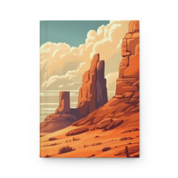 A Desolate Grand Canyon Landscape Design, Journal, Matte,  8" x 5.7"