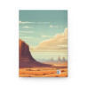 A Desolate Grand Canyon Landscape Design, Journal, Matte,  8" x 5.7"