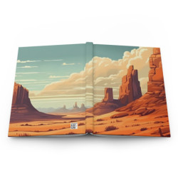 A Desolate Grand Canyon Landscape Design, Journal, Matte,  8" x 5.7"