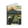 Vast Paddy Field Landscape Design, Spiral Notebook - Ruled Line, 8" x 6"