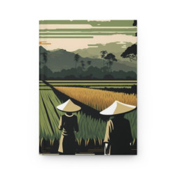 Vast Paddy Field Landscape Design, Journal, Matte,  8" x 5.7"