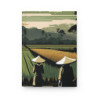 Vast Paddy Field Landscape Design, Journal, Matte,  8" x 5.7"