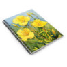 Evening Primrose Wildflower Spiral Notebook - Ruled Line, 8" x 6"