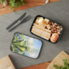 Lily of the Valley Wildflower Eco-Friendly Bento Box with Band and Utensils