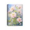 Pink Wild Roses Spiral Notebook - Ruled Line, 8" x 6"