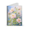 Pink Wild Roses Spiral Notebook - Ruled Line, 8" x 6"