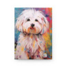 Maltese Dog Journal, Matte,  8" x 5.7"