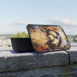 Shih Tzu Dog Eco-Friendly Bento Box with Band and Utensils