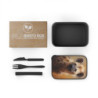 Hyena Portrait Eco-Friendly Bento Box with Band and Utensils