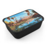 Refreshing Oasis Landscape Design Eco-Friendly Bento Box with Band and Utensils