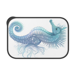 Seahorse Design Eco-Friendly Bento Box with Band and Utensils