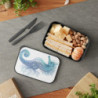 Seahorse Design Eco-Friendly Bento Box with Band and Utensils