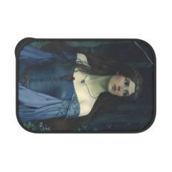 "Damsel Elaine Touched By Love" Pre Raphaelite Inspired Medieval Maiden Bento Box with Band and Utensils