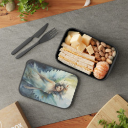 Fairy Eco-Friendly Bento Box with Band and Utensils