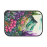 Hills and Flowers Whimsical Landscape Floral Design Eco-Friendly Bento Box with Band and Utensils