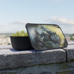 Water Troll Eco-Friendly Bento Box with Band and Utensils