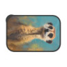 Meerkat Portrait Eco-Friendly Bento Box with Band and Utensils