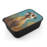 Meerkat Portrait Eco-Friendly Bento Box with Band and Utensils