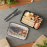 Tiger Portrait Eco-Friendly Bento Box with Band and Utensils