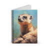 Rock Hyrax Portrait Spiral Notebook - Ruled Line, 8" x 6"