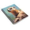 Rock Hyrax Portrait Spiral Notebook - Ruled Line, 8" x 6"