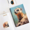 Rock Hyrax Portrait Spiral Notebook - Ruled Line, 8" x 6"