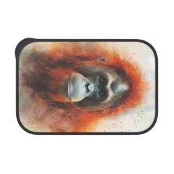 Orangutan Portrait Eco-Friendly Bento Box with Band and Utensils