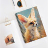 Fennec Fox Portrait Spiral Notebook - Ruled Line, 8" x 6"