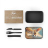 Fennec Fox Portrait Eco-Friendly Bento Box with Band and Utensils