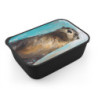 Otter Portrait Eco-Friendly Bento Box with Band and Utensils