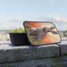 Riverine Rabbit Portrait Eco-Friendly Bento Box with Band and Utensils