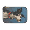 Comical Border Collie Dog Eco-Friendly Bento Box with Band and Utensils