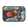 Comical Dobermann Dog Eco-Friendly Bento Box with Band and Utensils