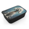 Comical Poodle Dog Eco-Friendly Bento Box with Band and Utensils