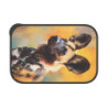 African Wild Dog Portrait Eco-Friendly Bento Box with Band and Utensils