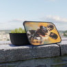 African Wild Dog Portrait Eco-Friendly Bento Box with Band and Utensils