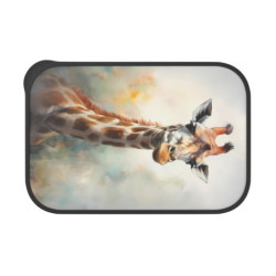 Giraffe Portrait Eco-Friendly Bento Box with Band and Utensils